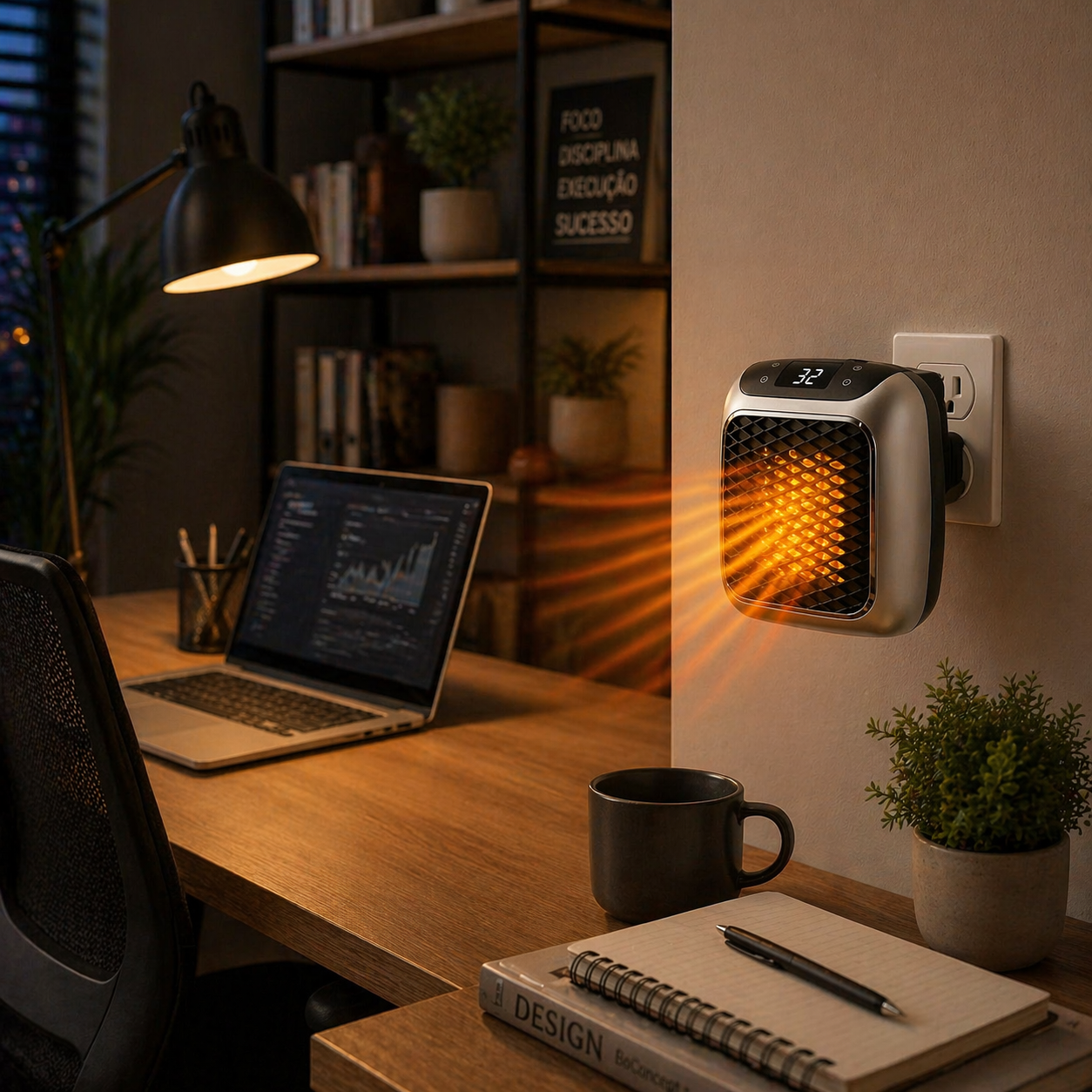 HeatCore em uso no escritório